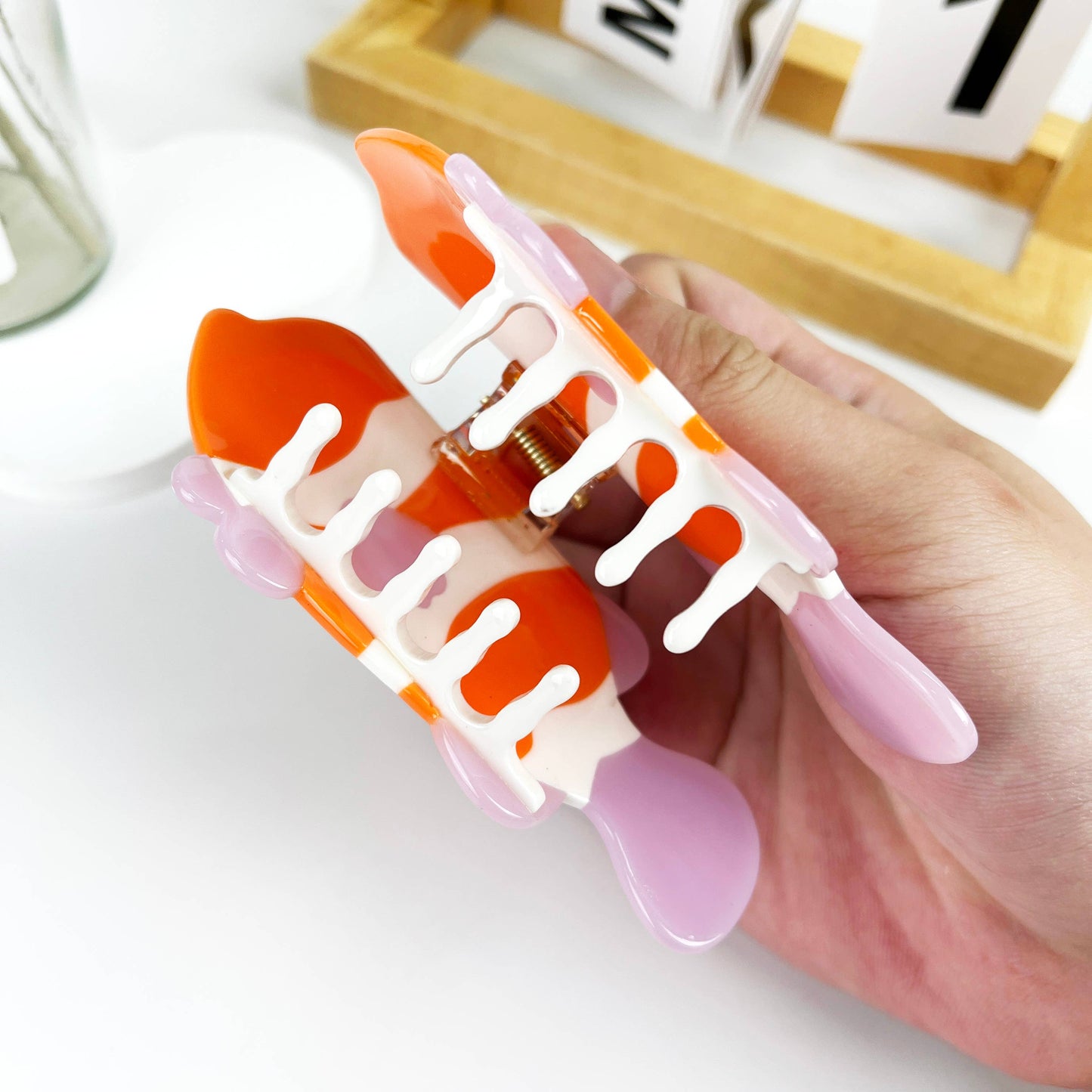 Simulation Anemonefish Hair Clip: Clownfish