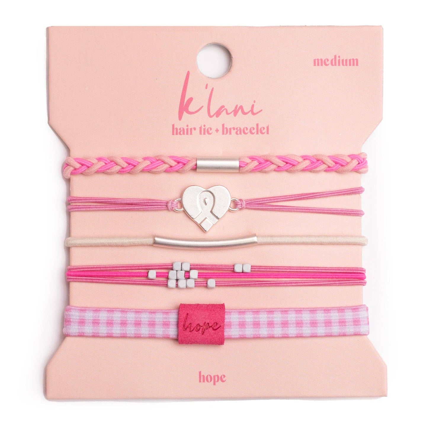 Hope Medium Woven/Braided Bracelet: Medium