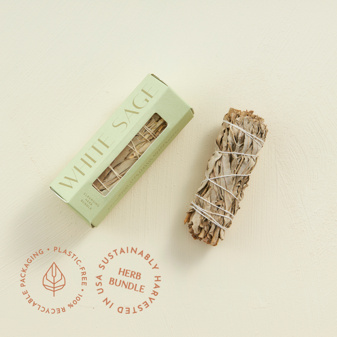 White Sage Smudging Herb Bundle - Stocking Stuffer!