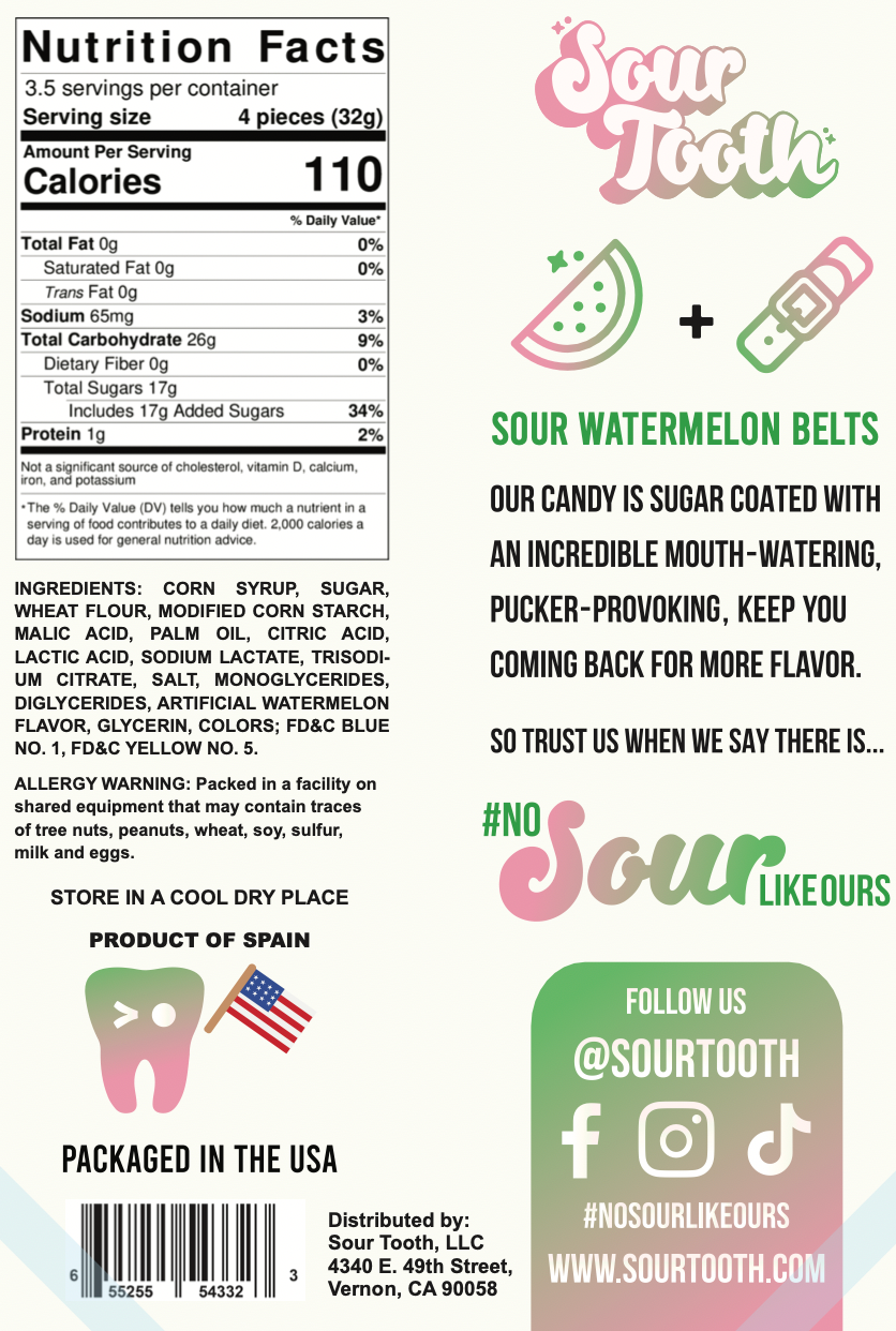Sour Watermelon Belts