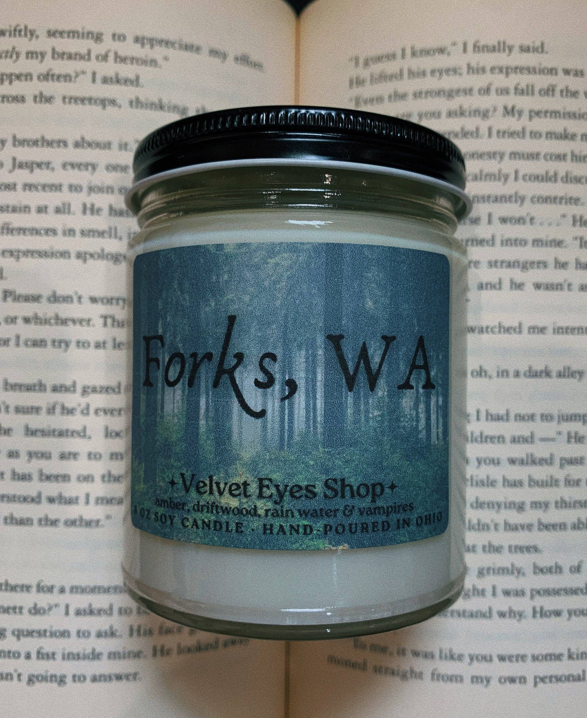 Forks, WA Candle