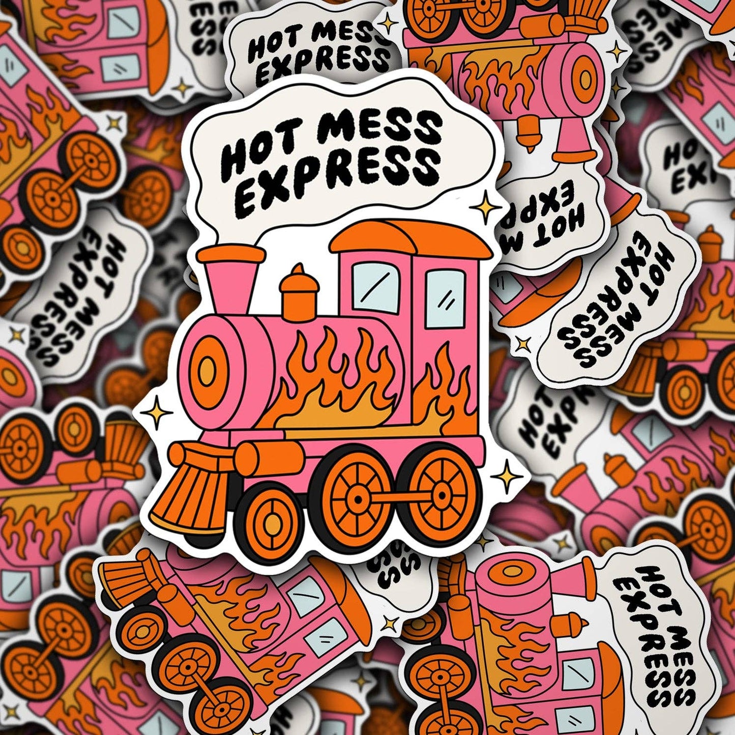 Vinyl Decal Hot Mess Express