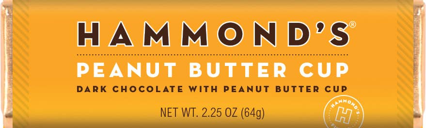 Peanut Butter Cup Dark Chocolate Candy Bar 2.25ozs