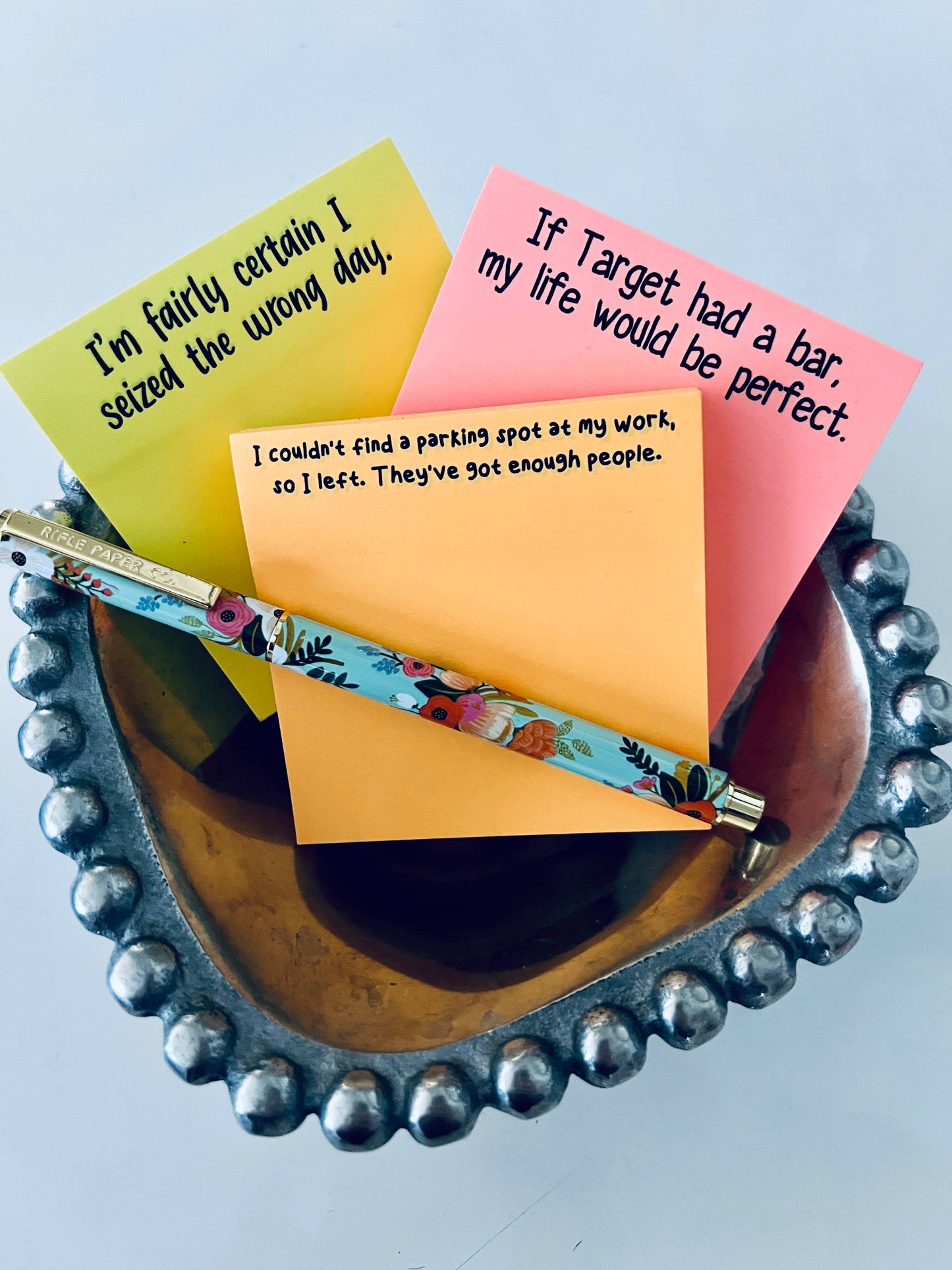 I couldn't find a parking spot at work | funny sticky notes
