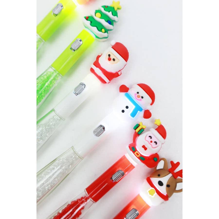 Light up Christmas Theme Ballpoint Pen