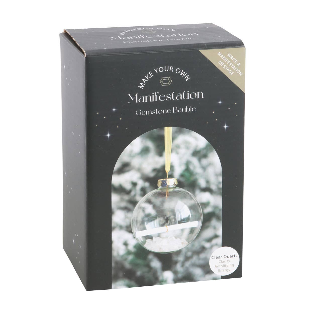 Quartz Manifestation Christmas Bauble Ornament Kit