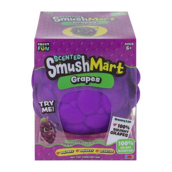 RMS SmushMart Giant Scented Squishy Grape Fidget Toy (1pc)