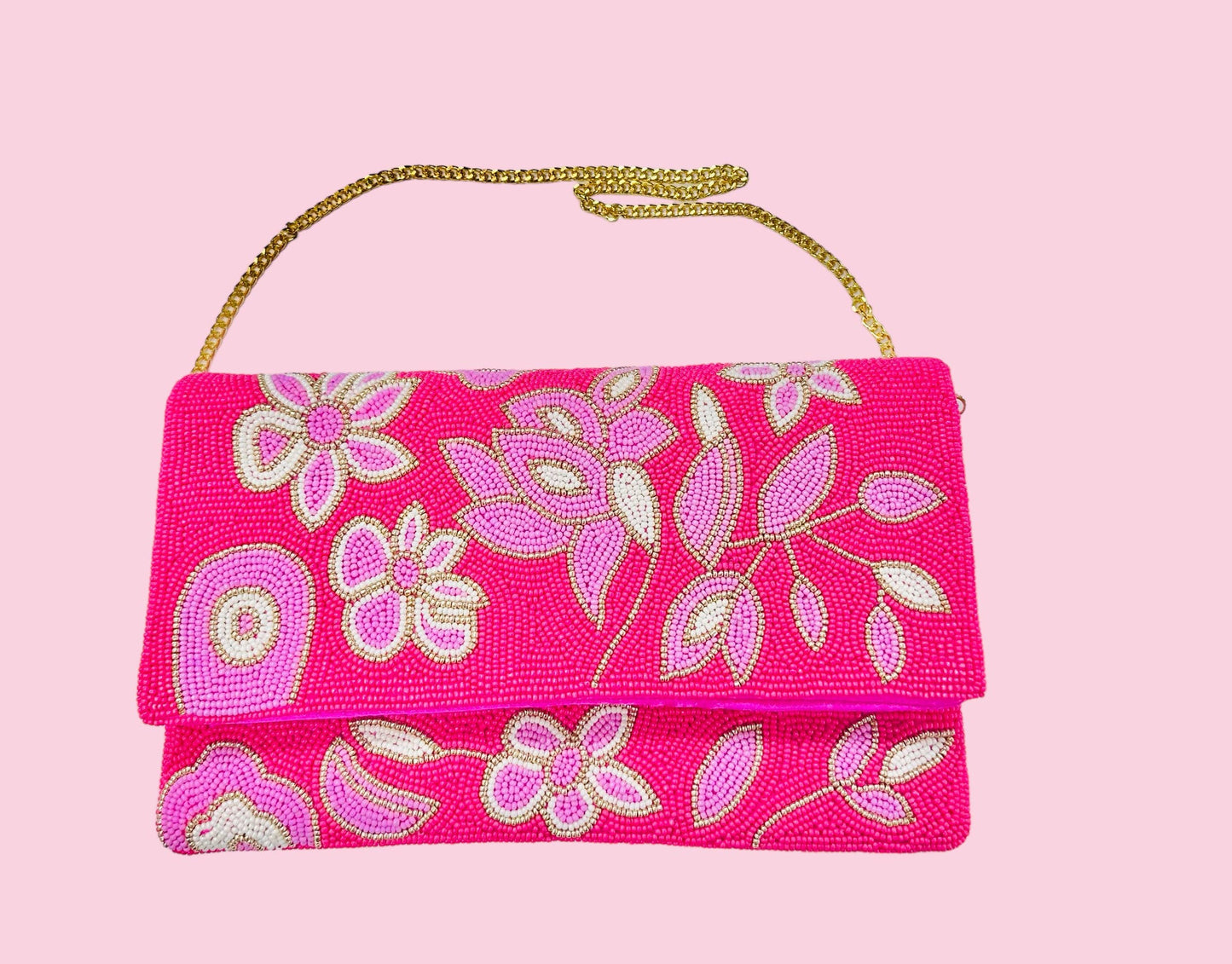 Beaded Envelope Clutch