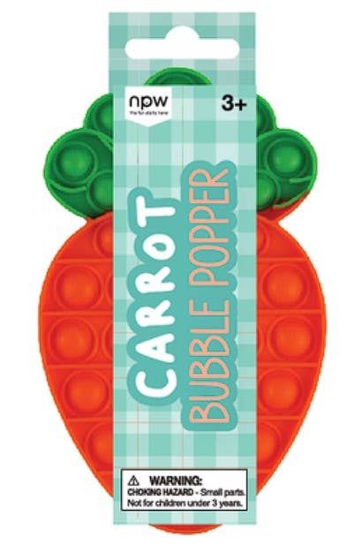 Carrot Bubble Popper, Fidget Toy