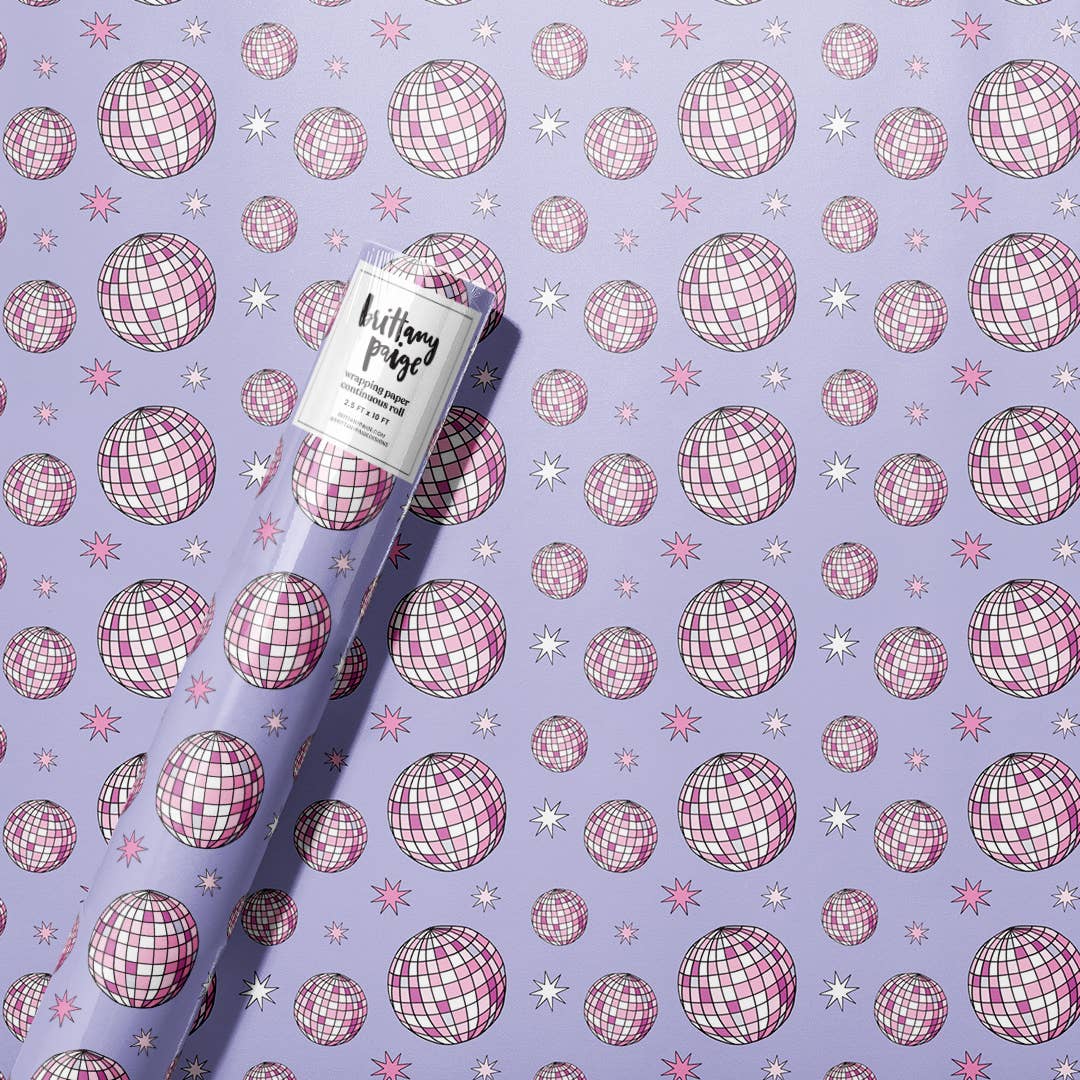 Disco Ball Wrapping Paper