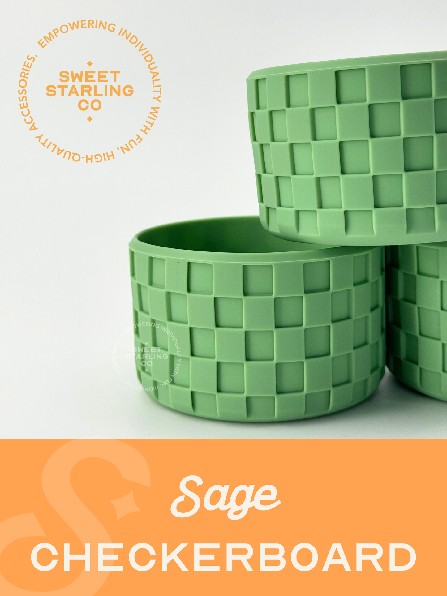 Checkerboard Tumbler Boots- Sage