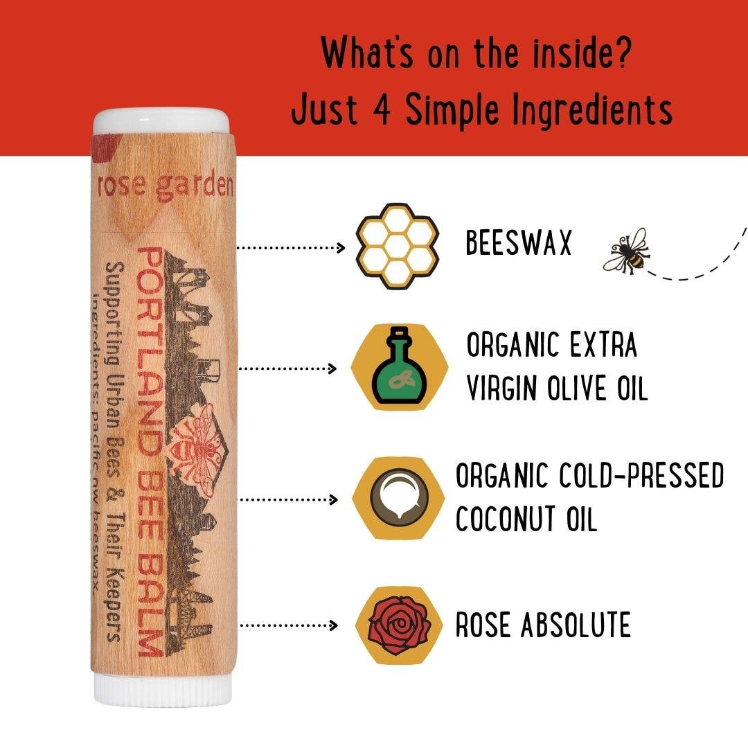 Rose Garden Beeswax Lip Balms