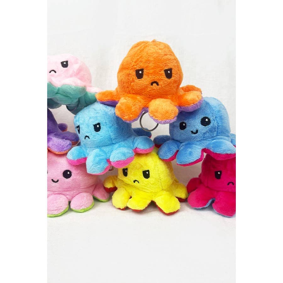 The Original Reversible Octopus Plushie KeyChain