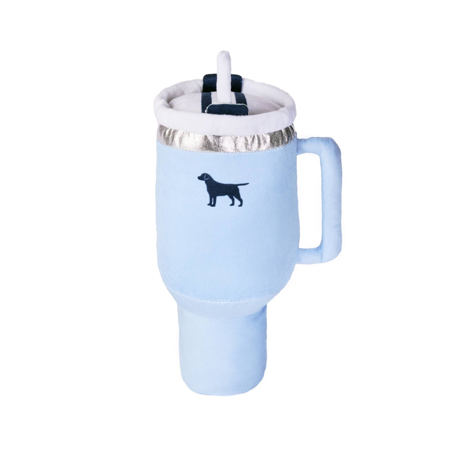 PUPROAR Pup Cup Tumbler Plush Squeaker Dog Toy: Mint Green