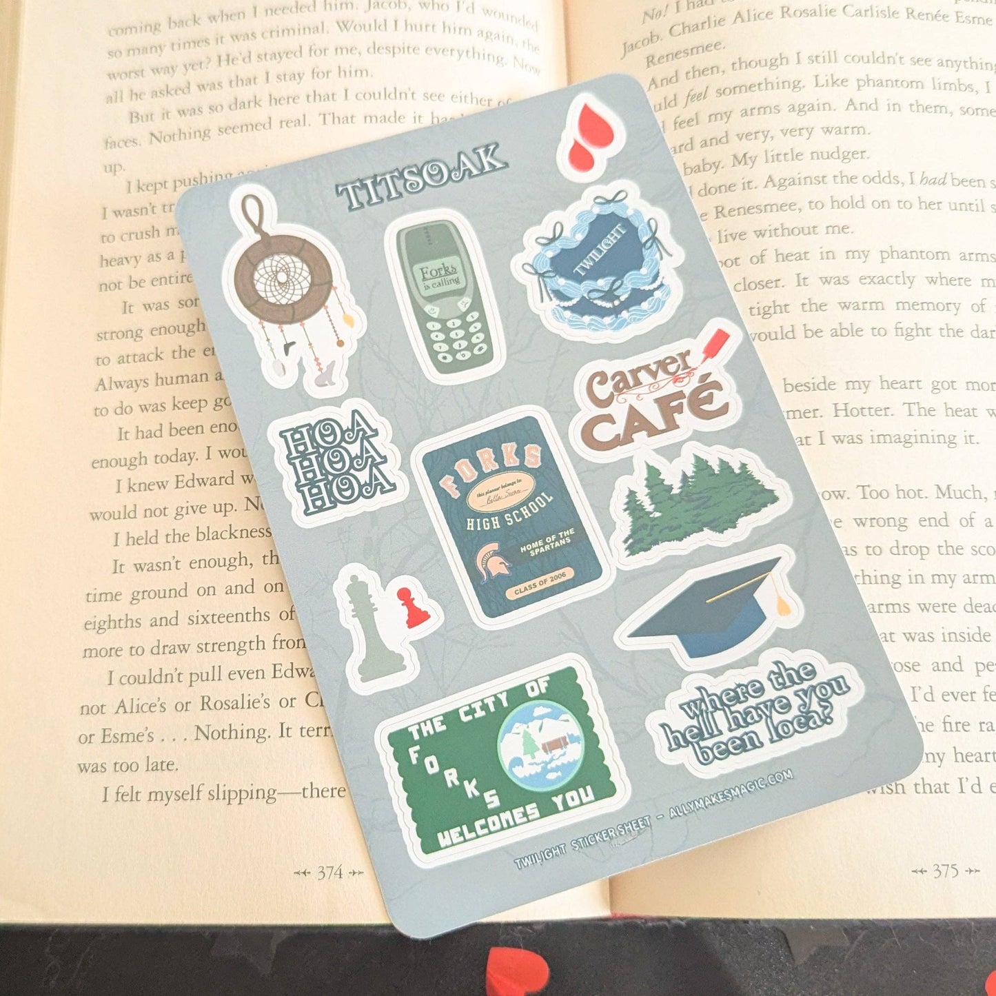Twilight sticker sheet