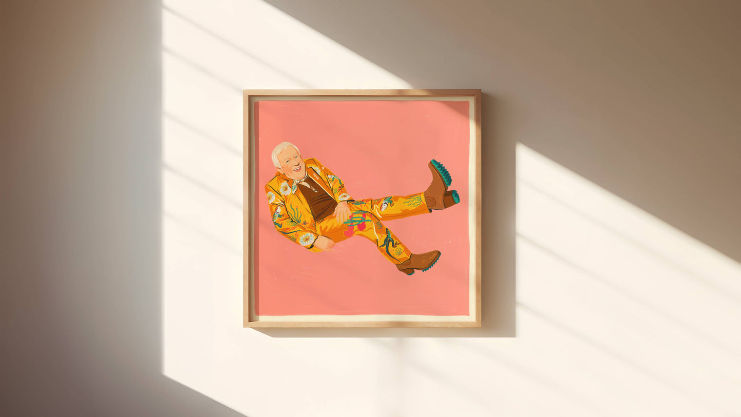 Leslie Jordan Art Print