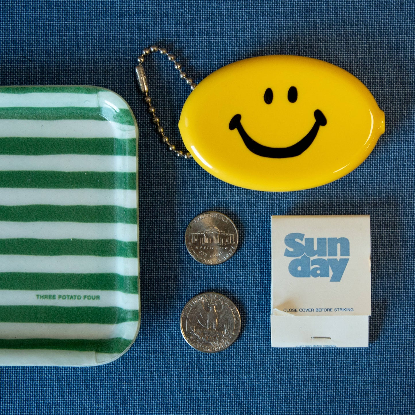 Coin Pouch - Happy Face Classic (Yellow)