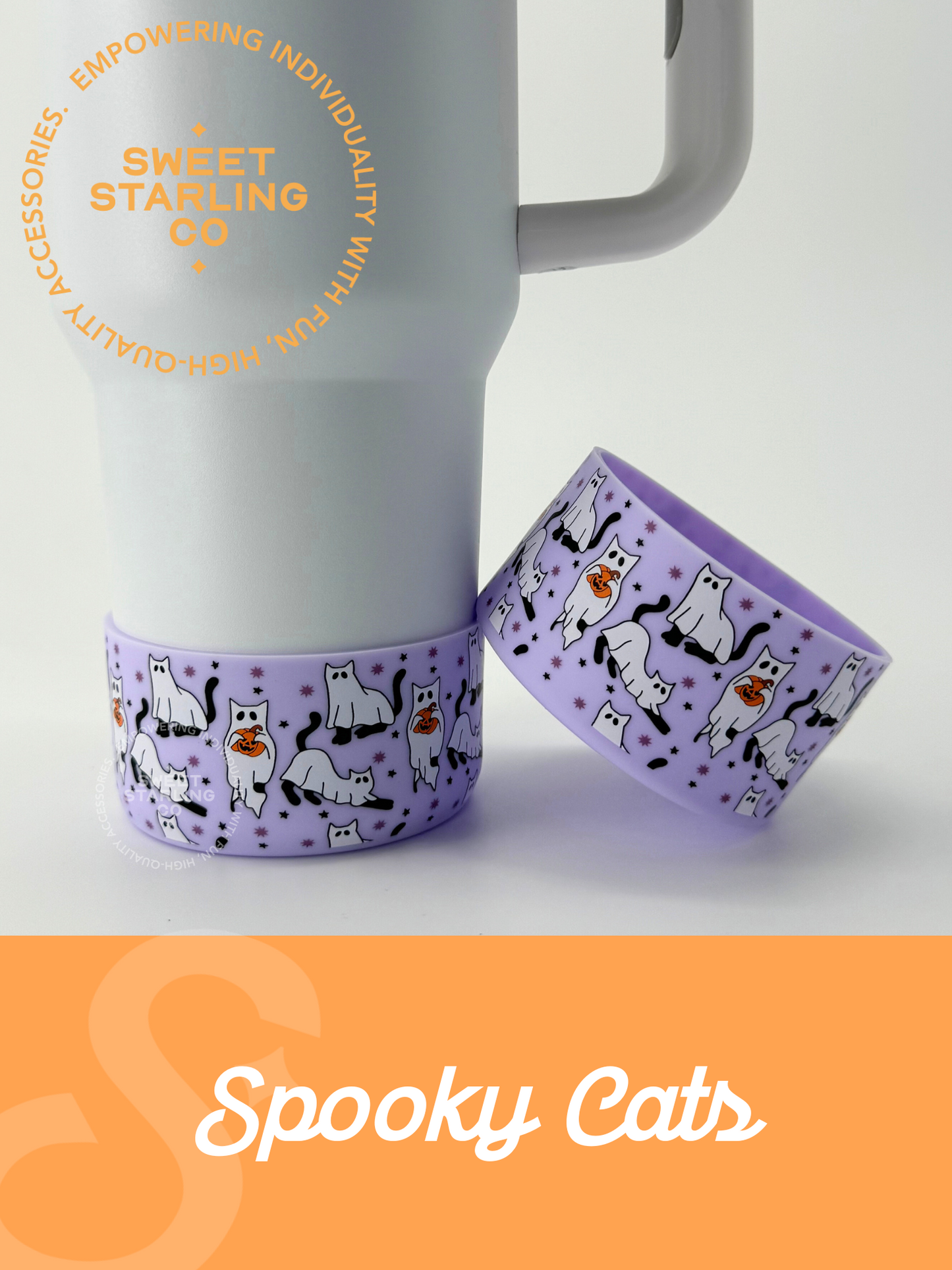 Spooky Cats Tumbler Boots