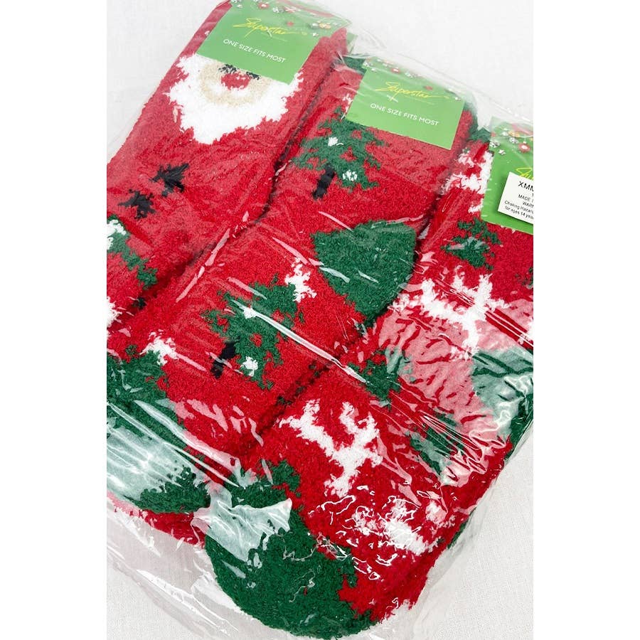 Soft and Cozy Christmas Theme Socks