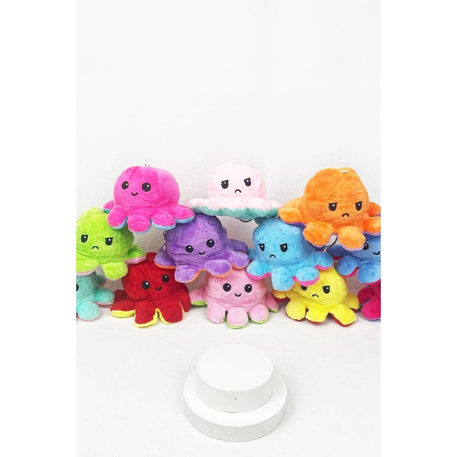 The Original Reversible Octopus Plushie KeyChain