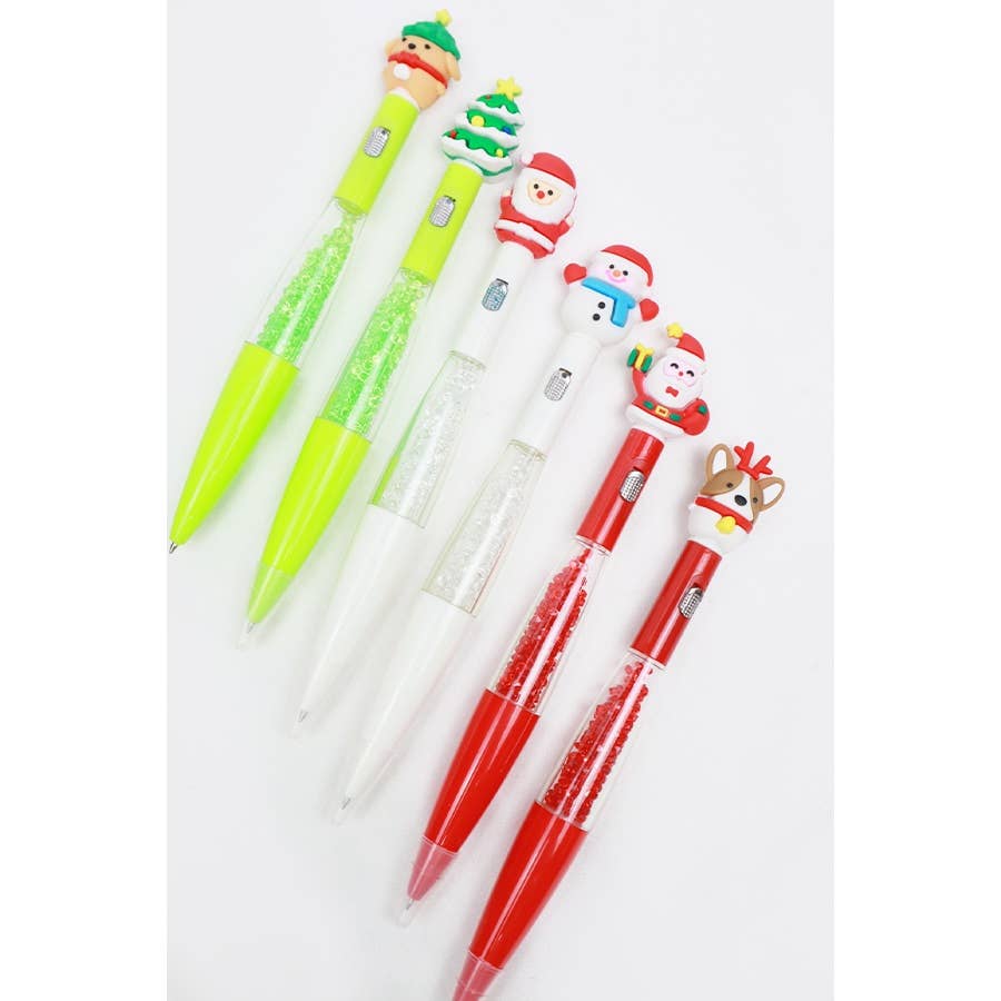 Light up Christmas Theme Ballpoint Pen