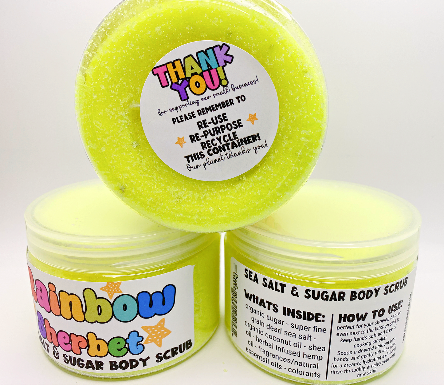 Rainbow Sherbet - Sea Salt and Sugar Body Scrub