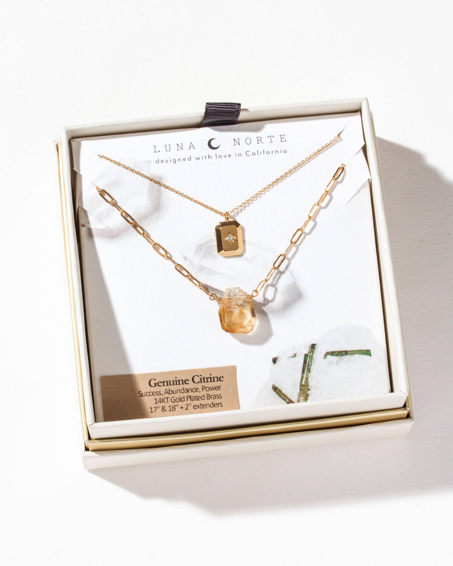 Golden Horizon Layered Necklace Set