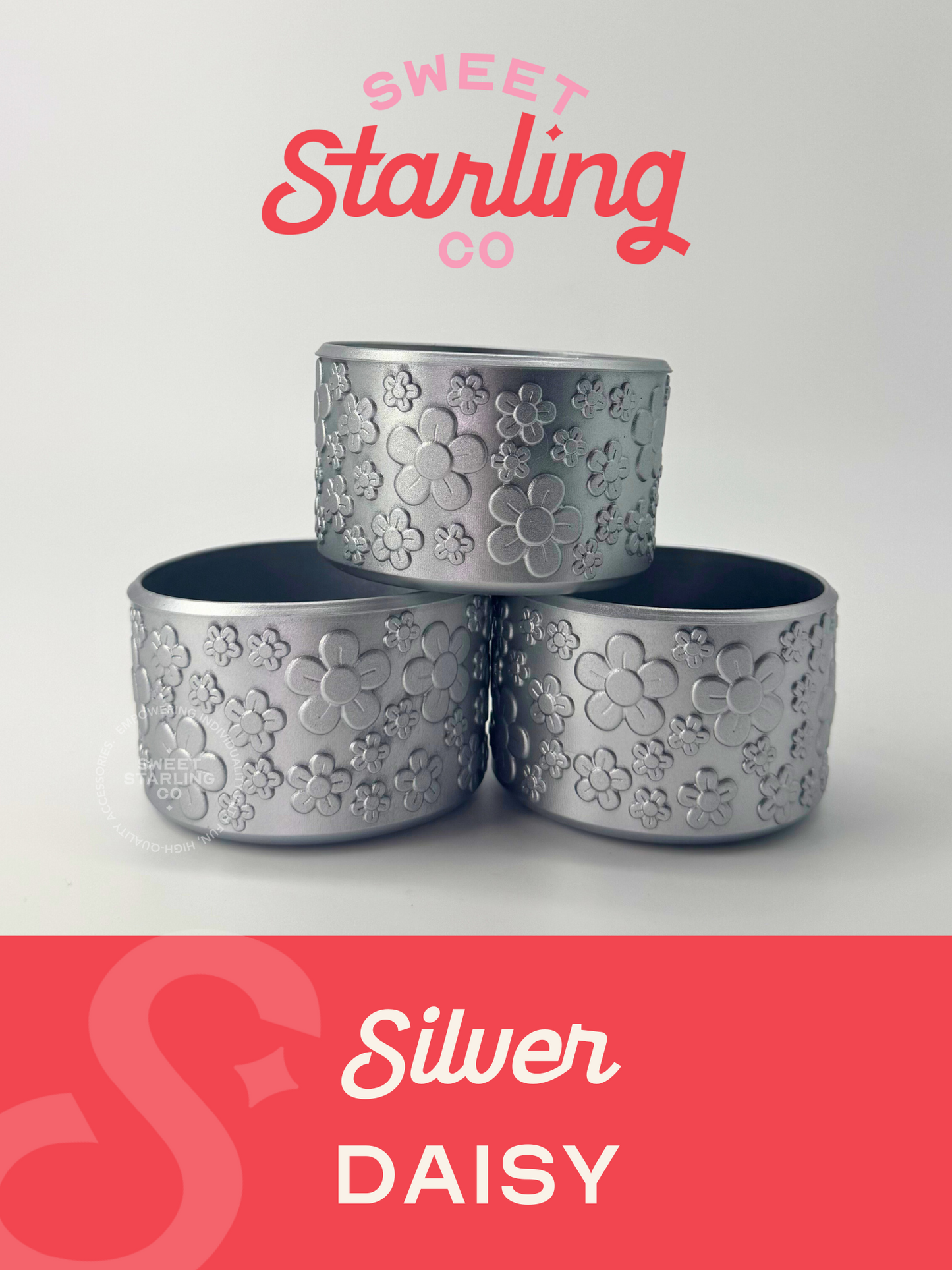 Daisy Tumbler Boots- Silver