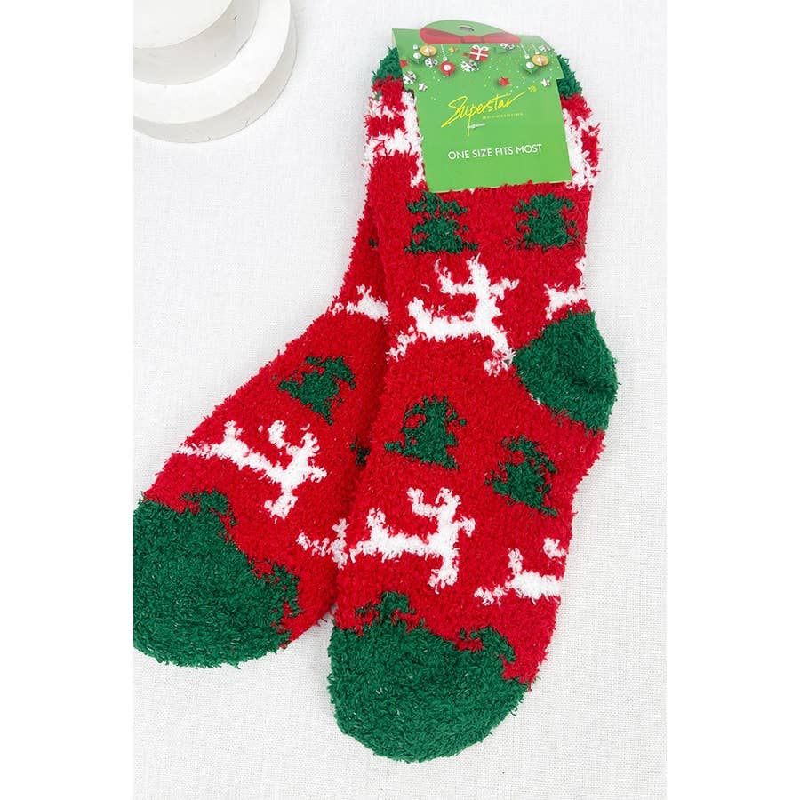 Soft and Cozy Christmas Theme Socks