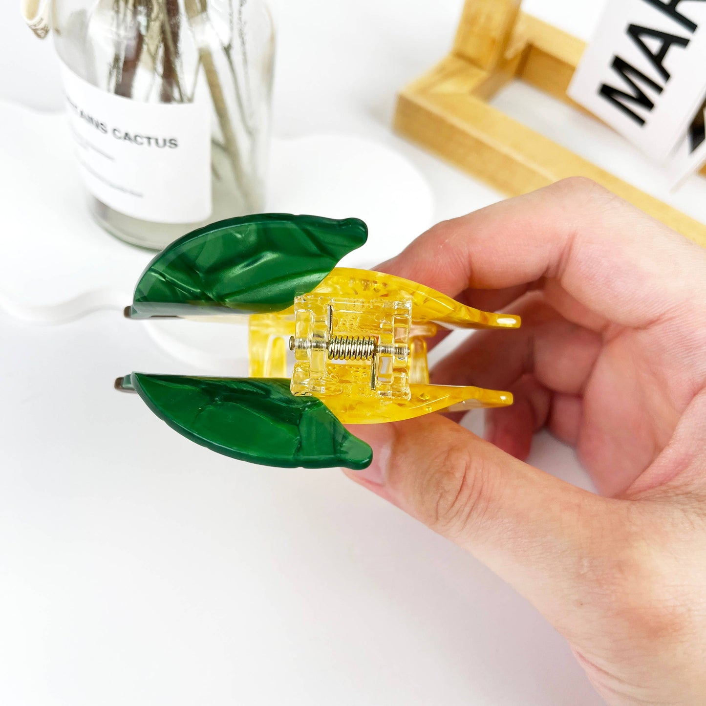 Lemon Fruit Hair Clip : Yellow