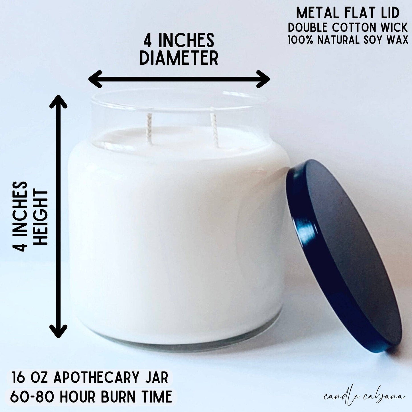 GHOSTFACE No you hang up - Funny Natural Soy Candle - Vegan: Sage + Lavender / 9 oz