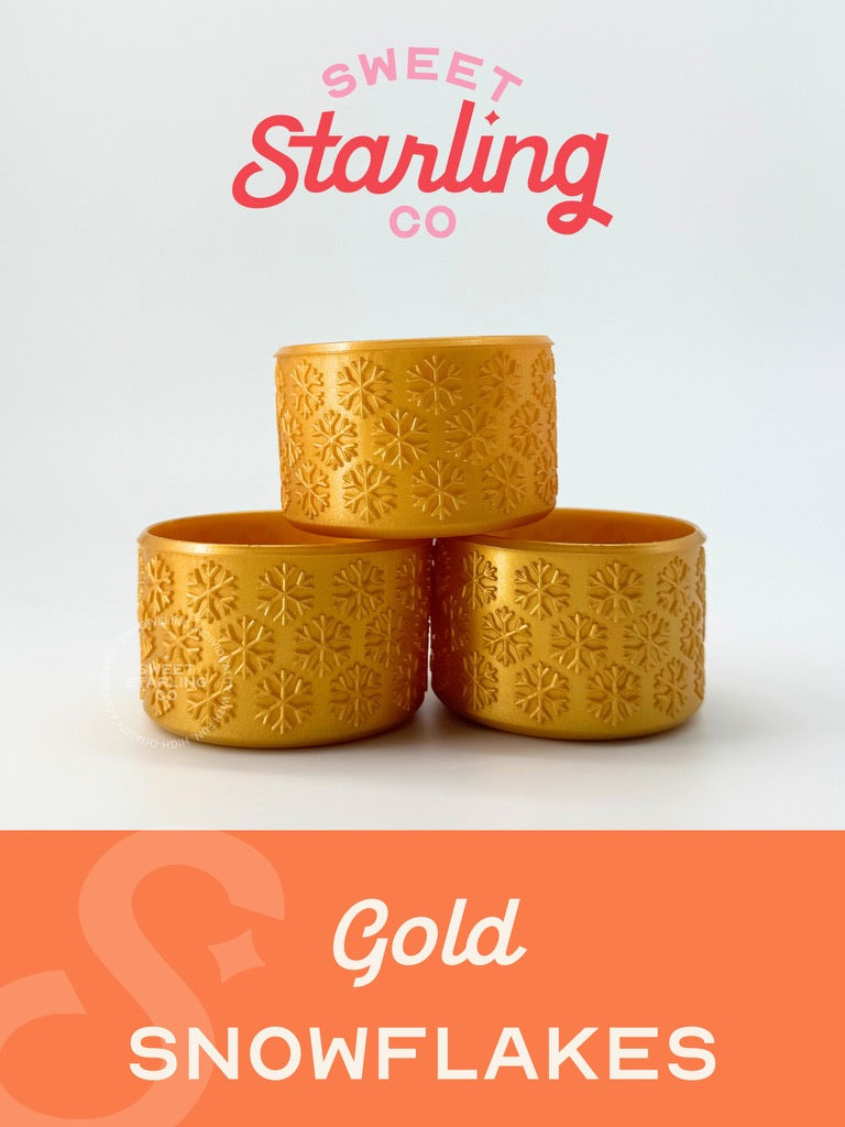 Snowflake Tumbler Boot- Gold