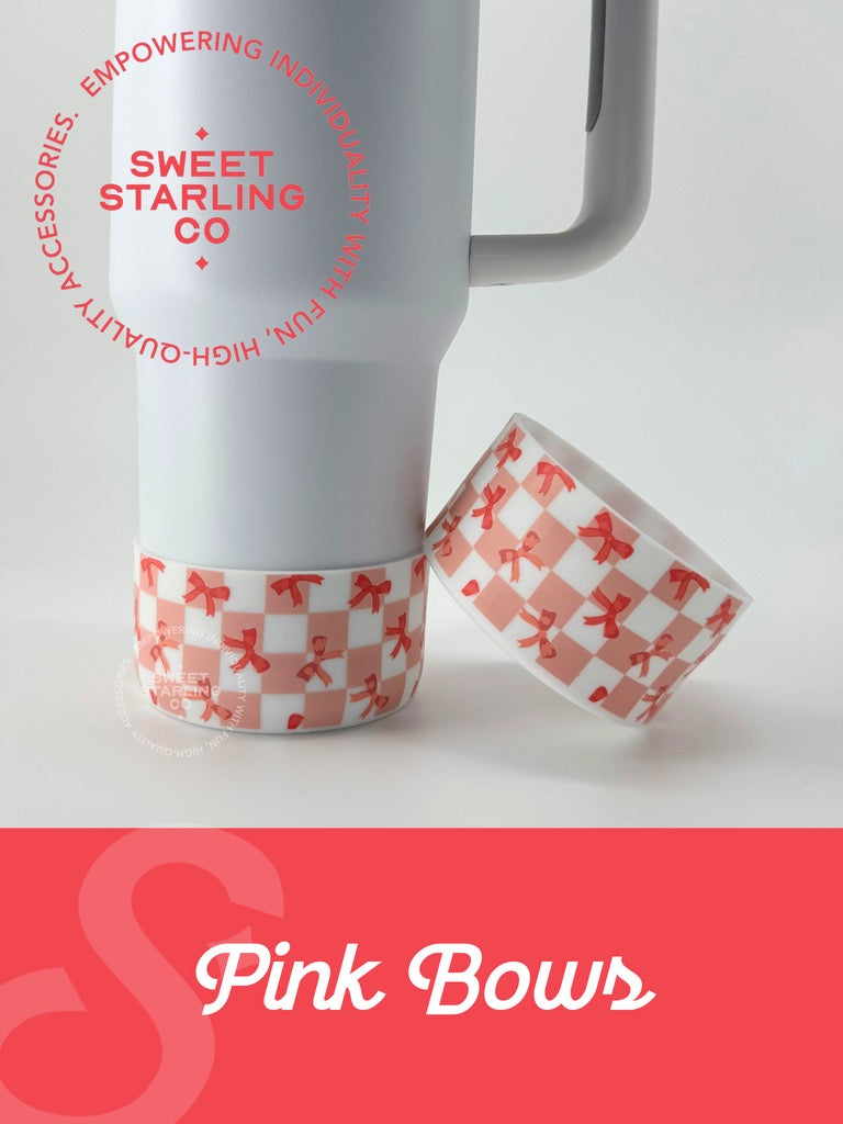 Pink Bows Tumbler Boots