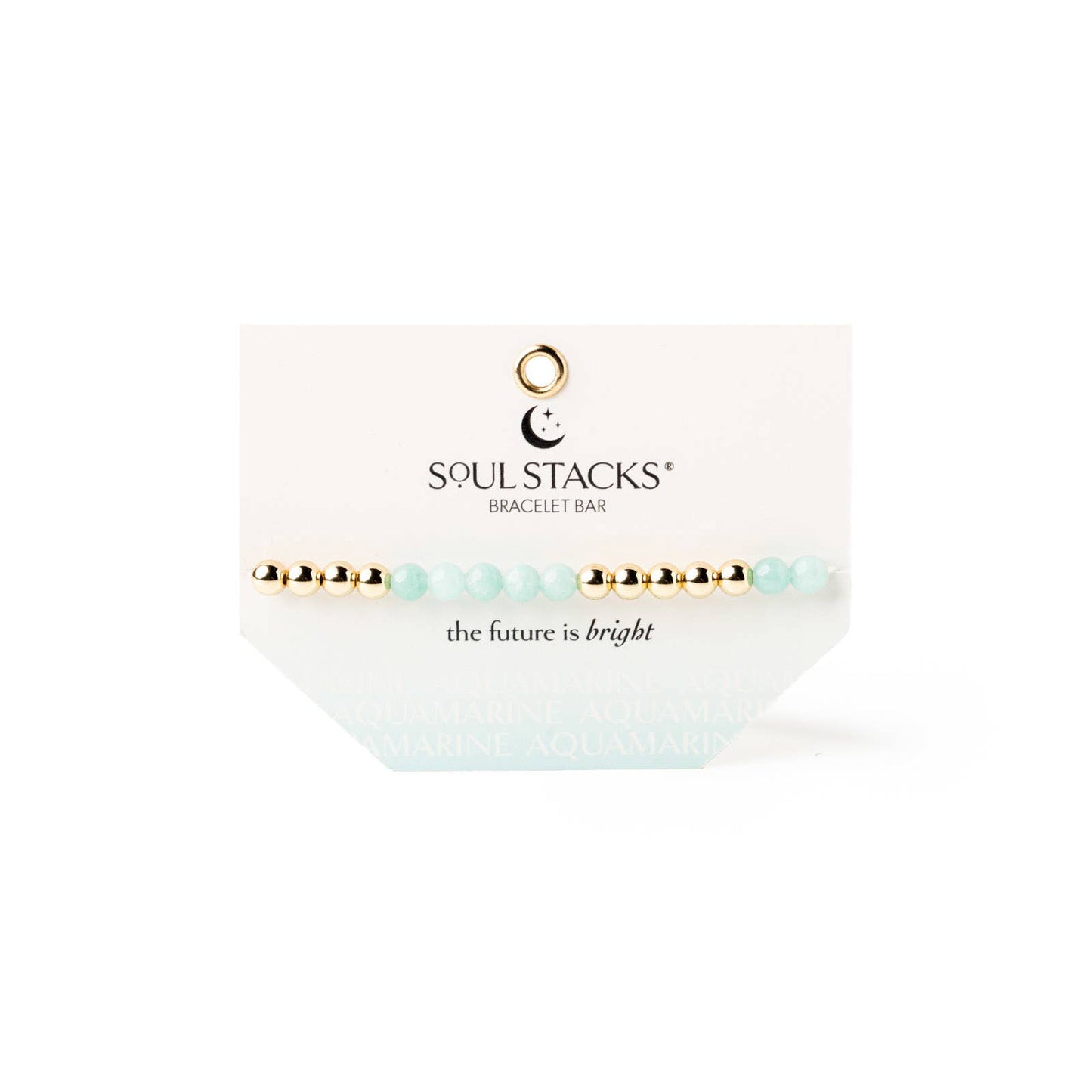 Soul Stacks Bracelet Bar Terra Stone Collection Open Stock: Black Agate