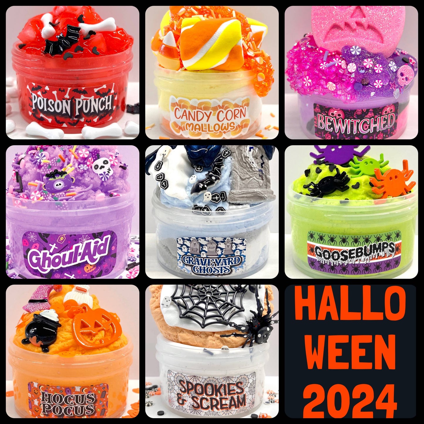 Candy Corn Mallows Slime