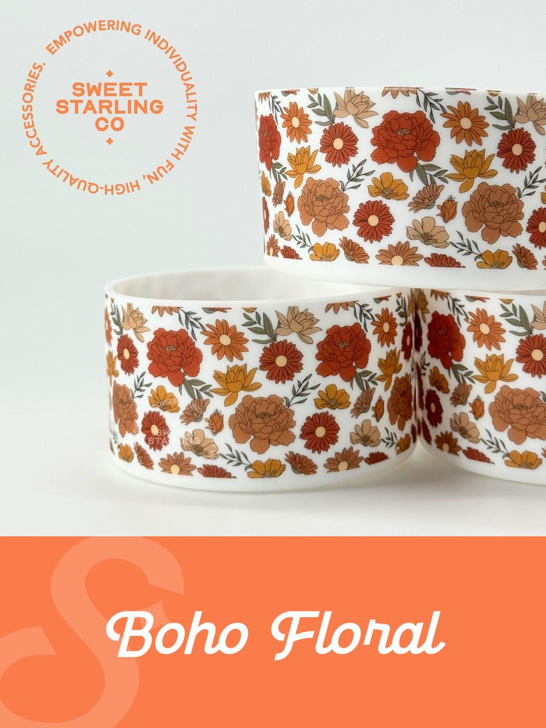 Boho Floral Tumbler Boots