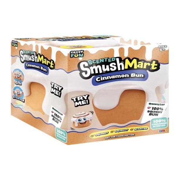 RMS SmushMart Giant Scented Squishy Cinnamon Bun Fidget Toy