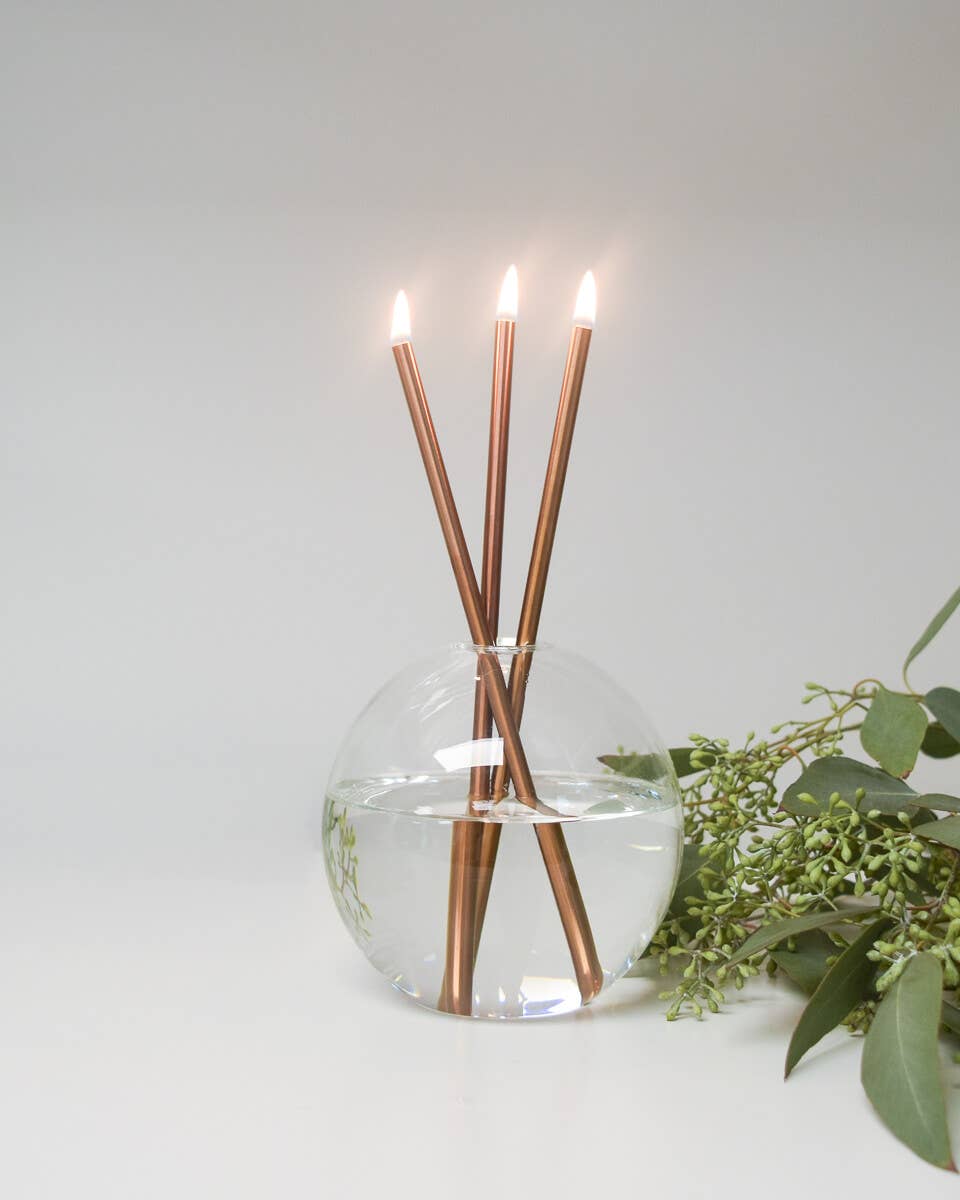 Champagne Everlasting Candle – Reusable Steel