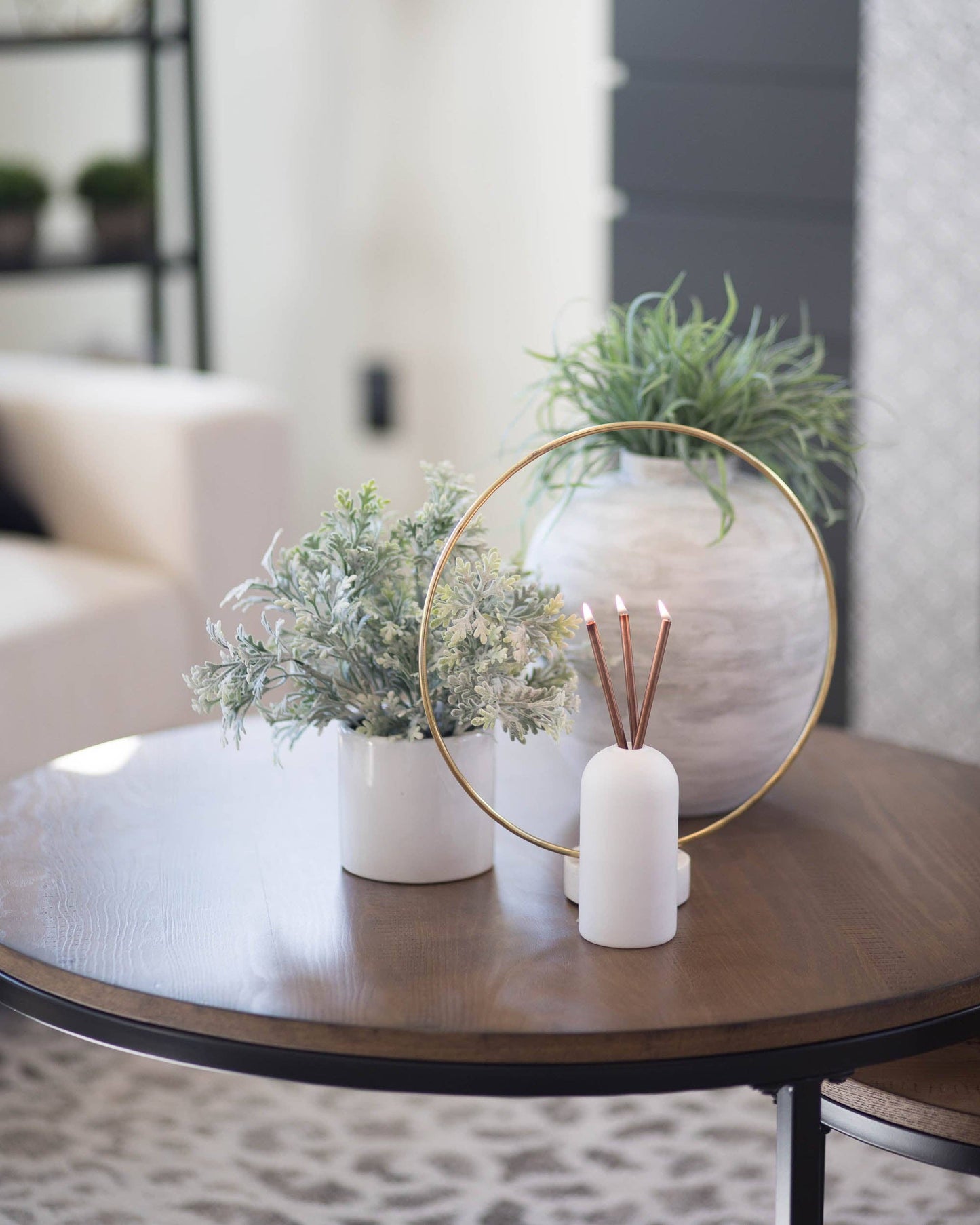 Wylie White Vase Candle Holder
