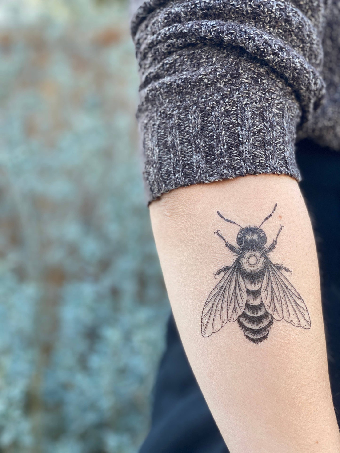 Big Bee Temporary Tattoo: 1-Pack