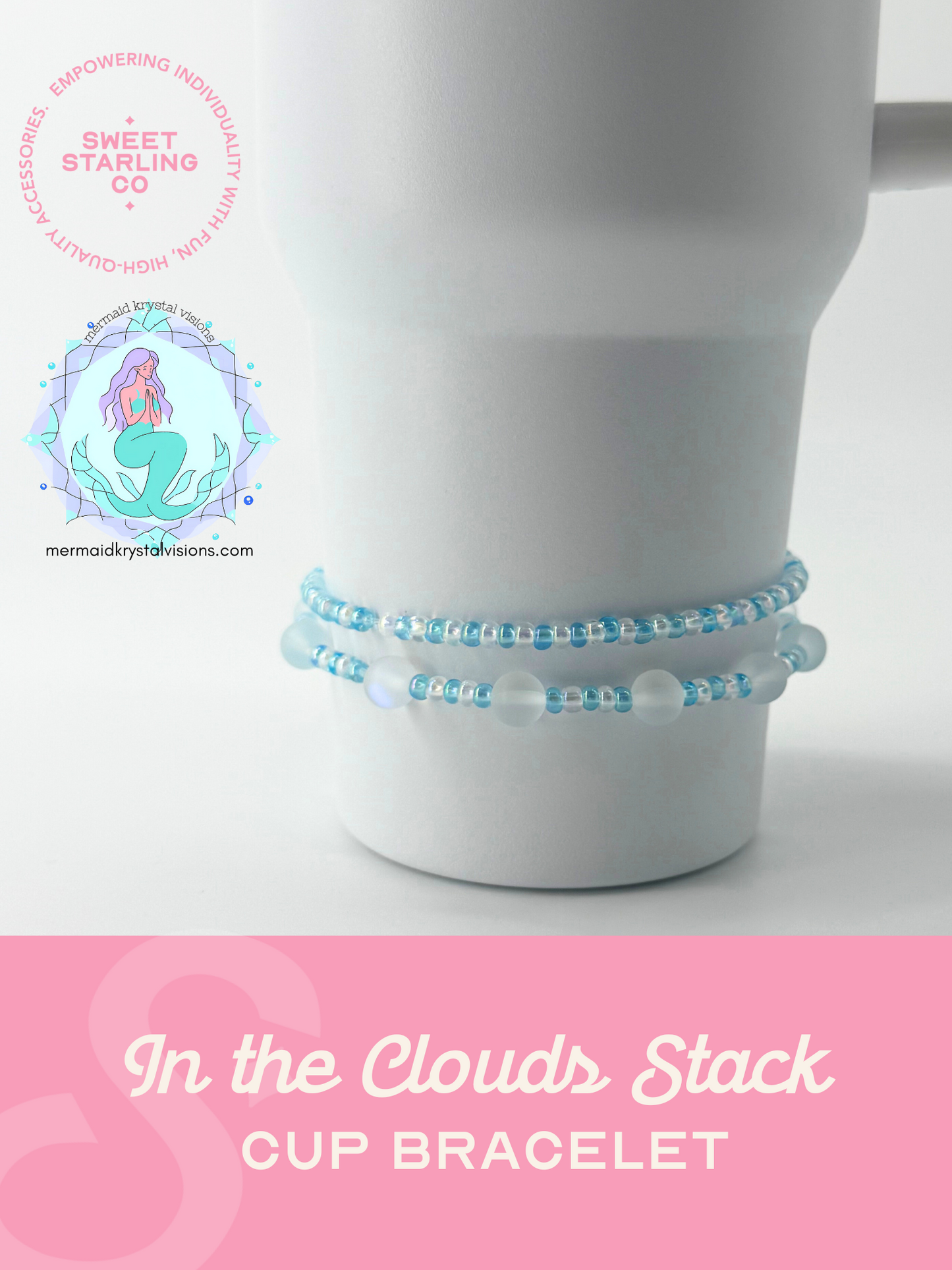 In the Clouds Stack Cup Bracelet