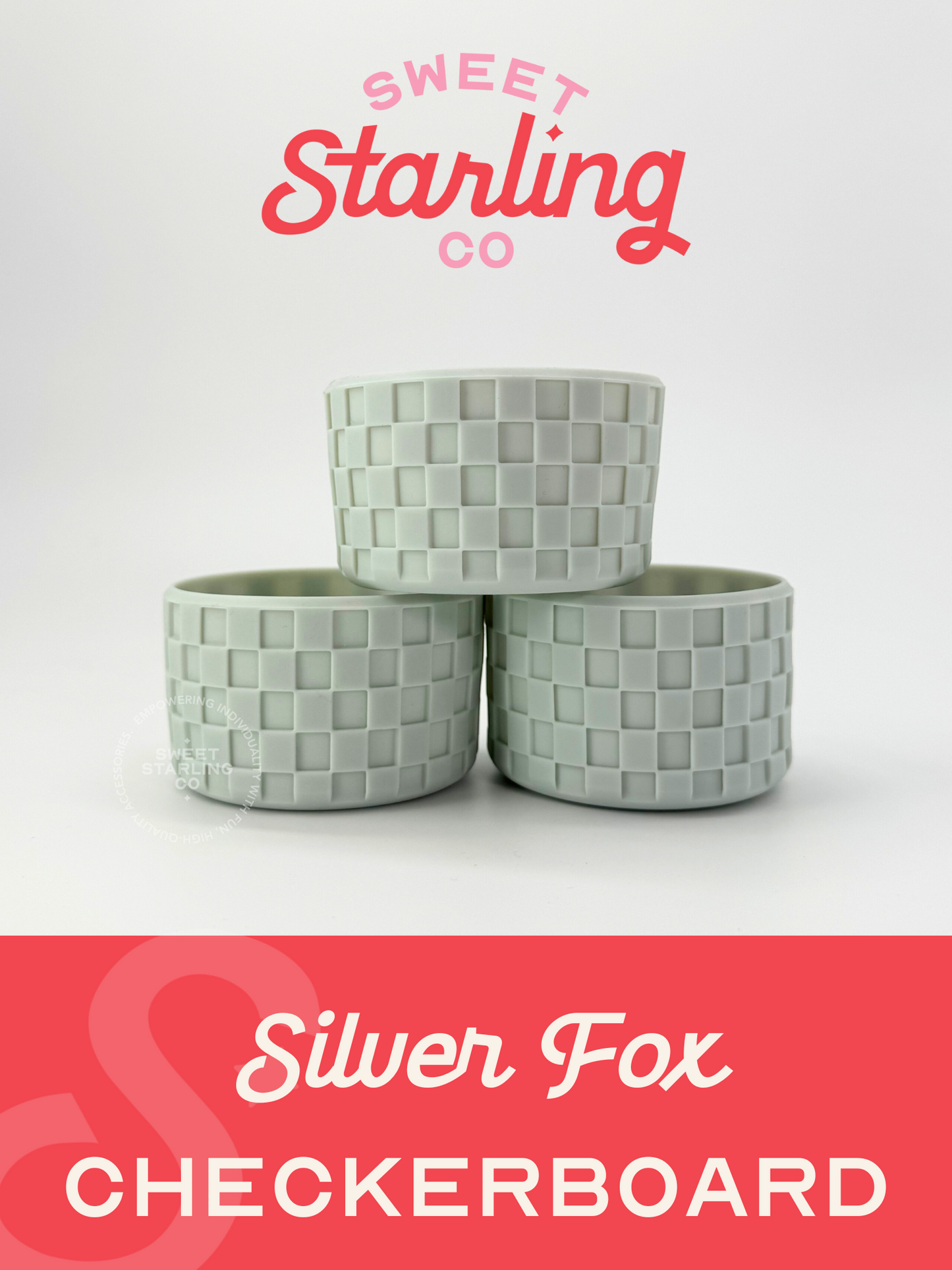 Checkerboard Tumbler Boots- Silver Fox