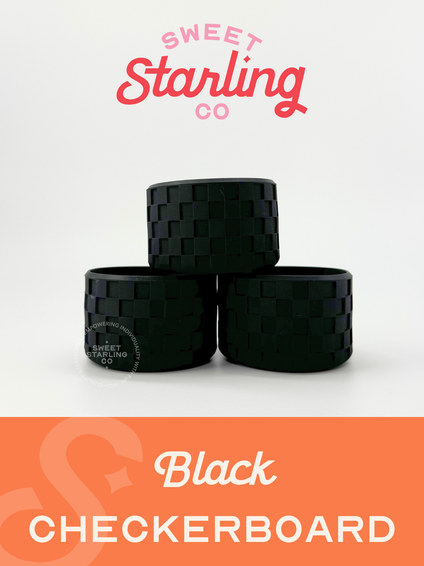 Black Checkerboard Tumbler Boots