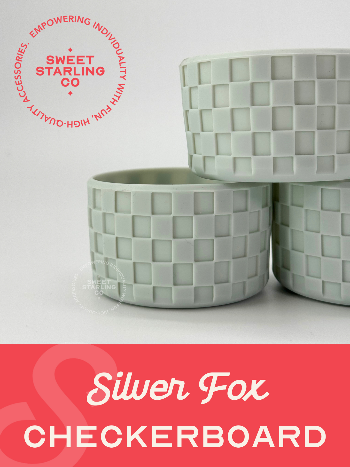 Checkerboard Tumbler Boots- Silver Fox