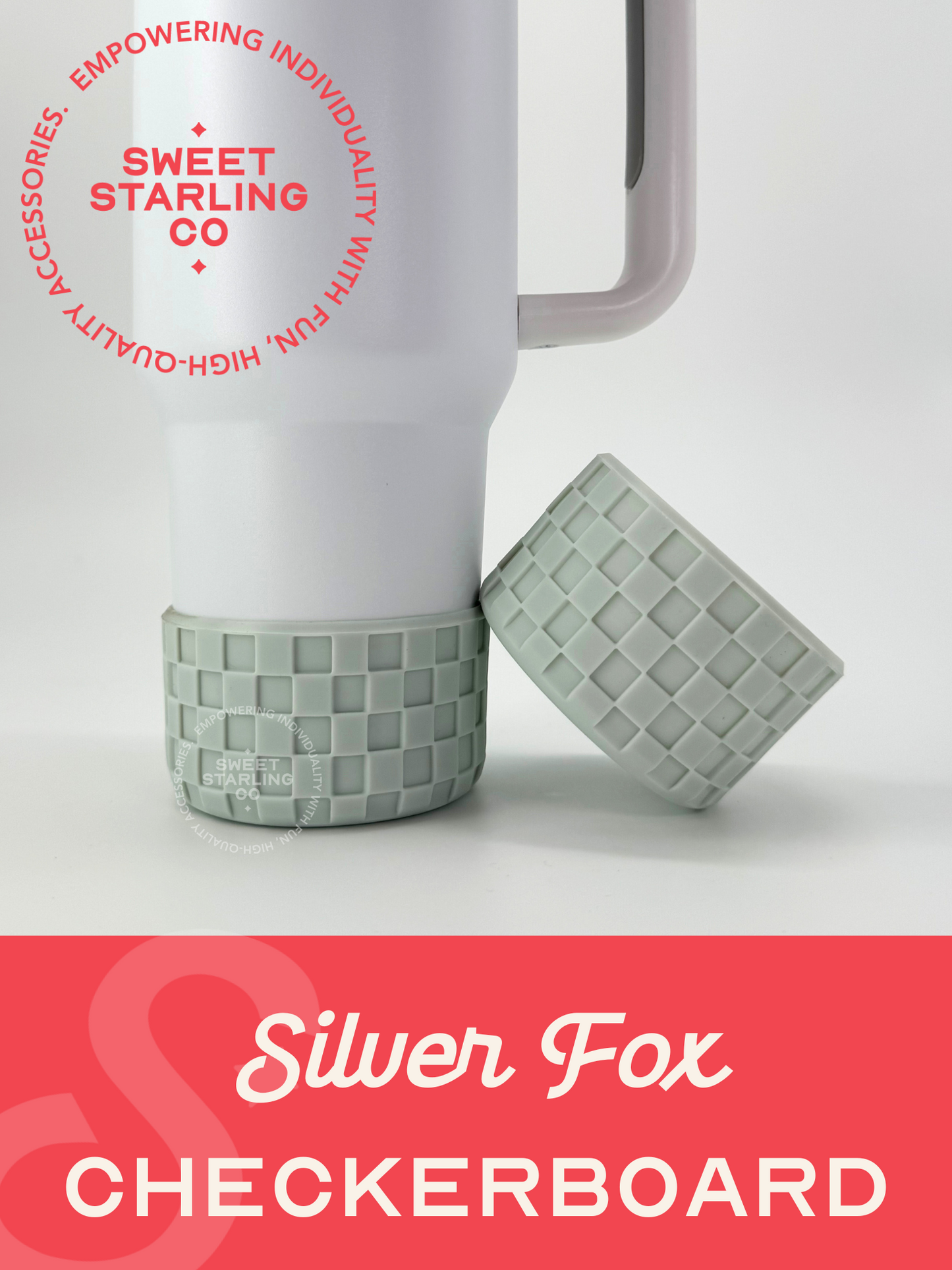 Checkerboard Tumbler Boots- Silver Fox