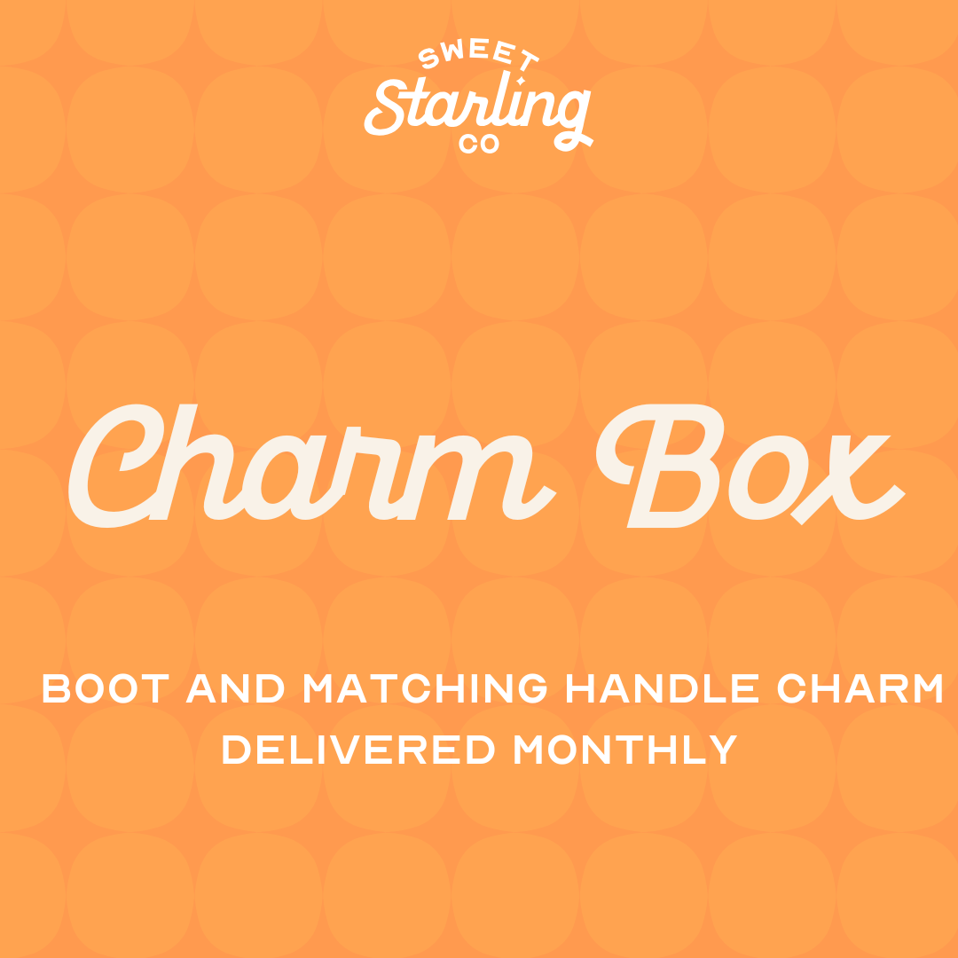 Monthly Charm Box Subscription: Boot + Matching Handle Charm