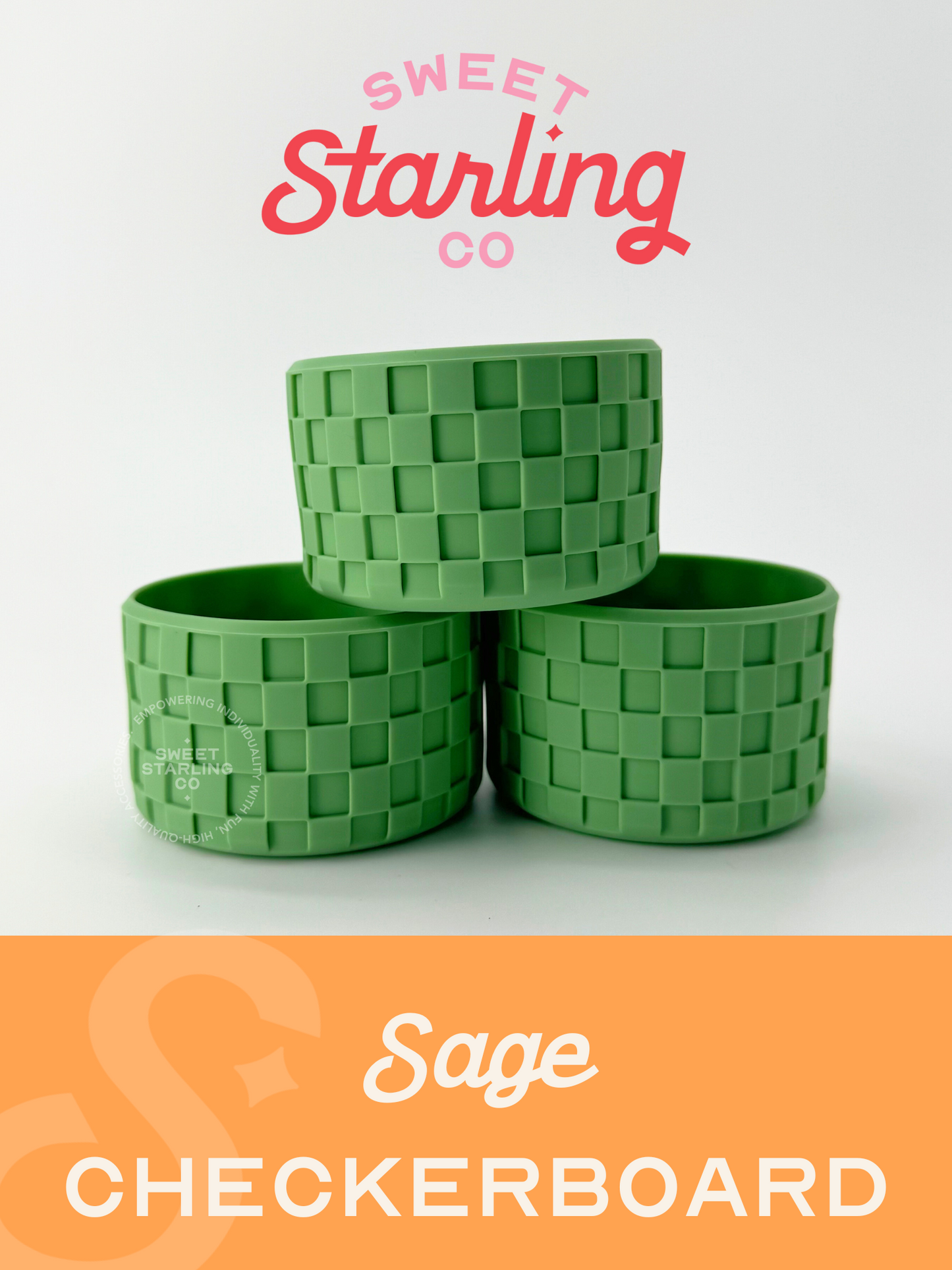 Checkerboard Tumbler Boots- Sage