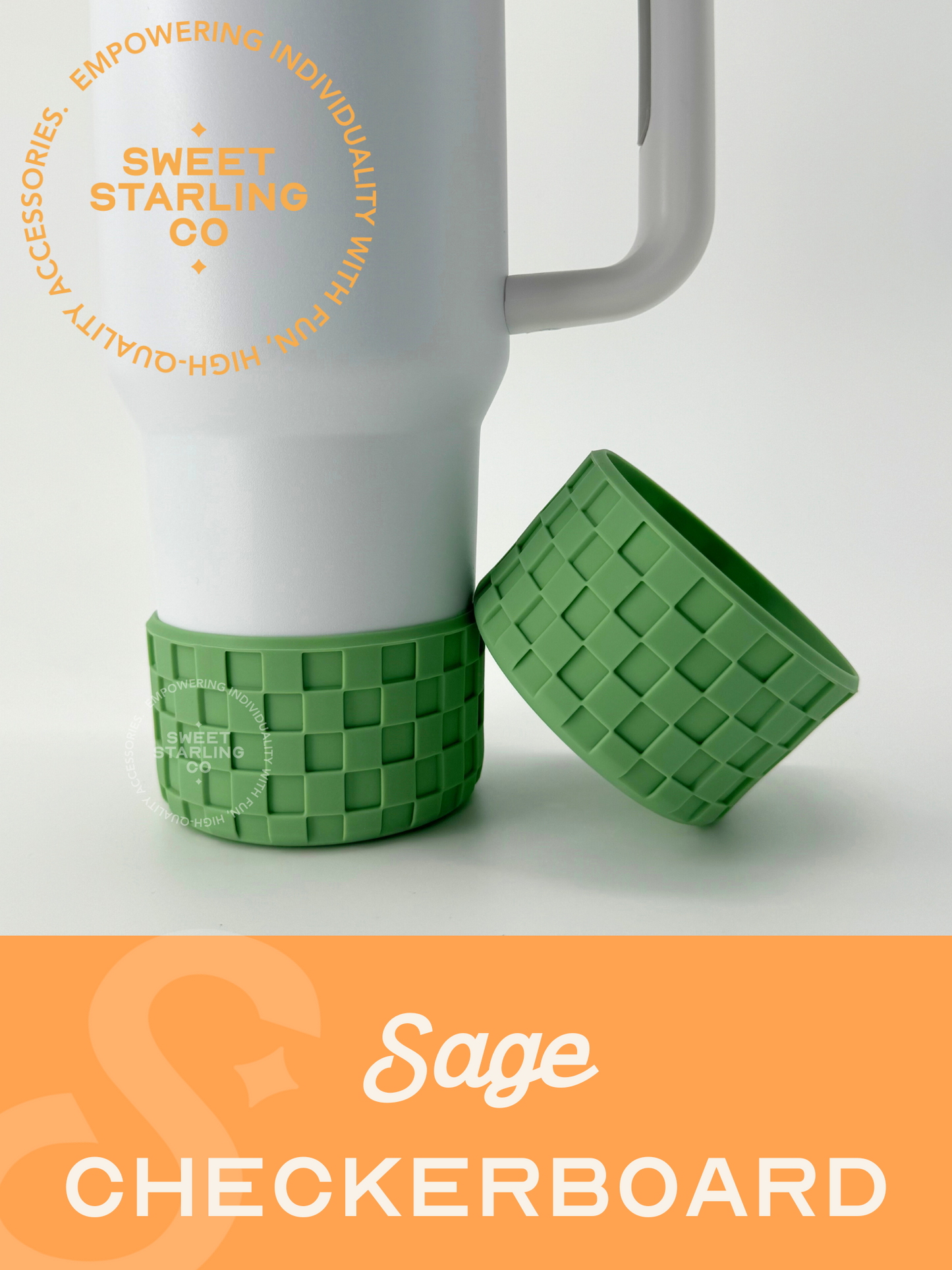 Checkerboard Tumbler Boots- Sage
