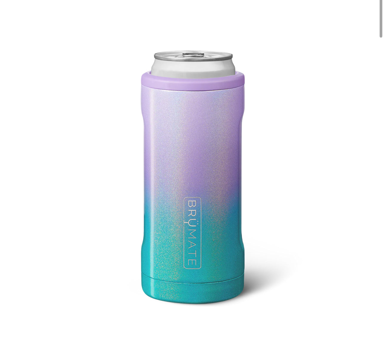 BrüMate HOPSULATOR SLIM | GLITTER MERMAID| 12OZ SLIM CANS