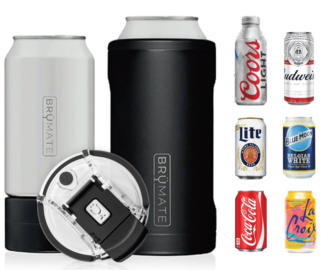 BrüMate HOPSULATOR TRIO | MATTE GRAY | 12/16OZ STANDARD CANS